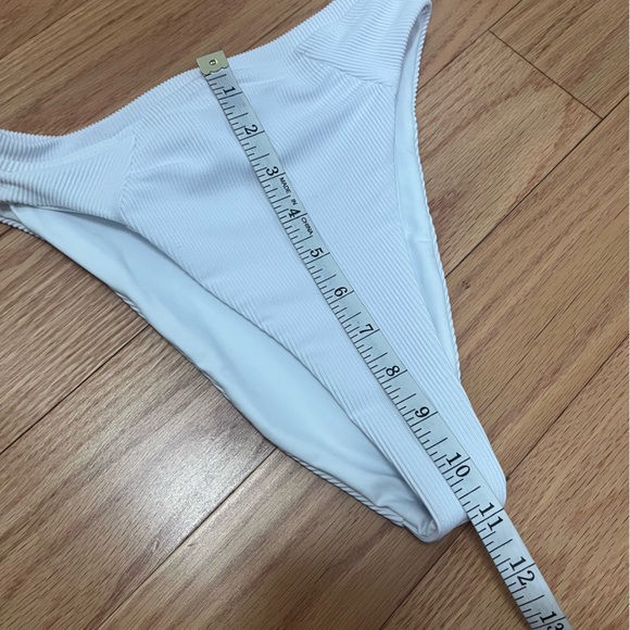 Sahara Ray White Ribbed Tank High Waist Bikini - Picture 12 of 14